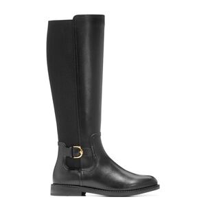 New Cole Haan Celestina Leather Stretch Back Riding Boot Sz 8